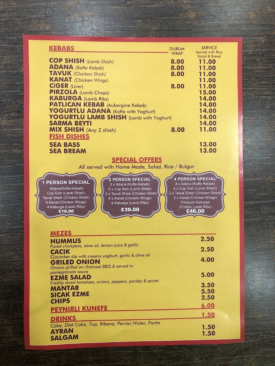 Durumcu Ali Baba Menu - Image 4